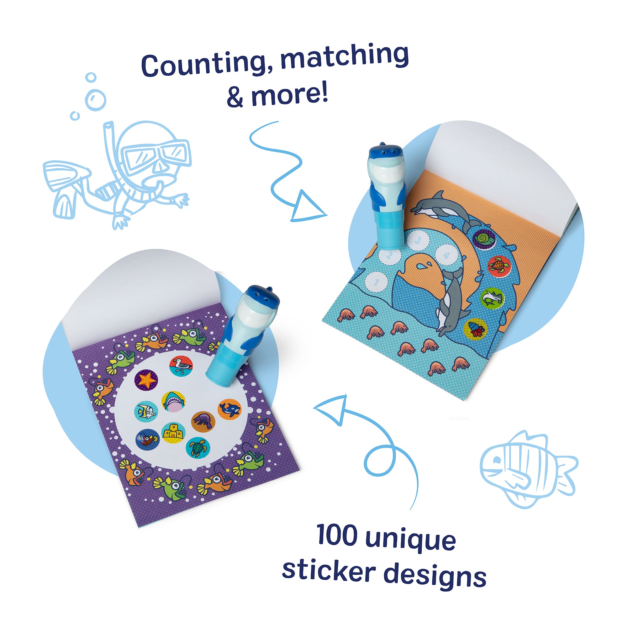 Sticker WOW!™ Activity Pad & Sticker Stamper - Shark - Image 3