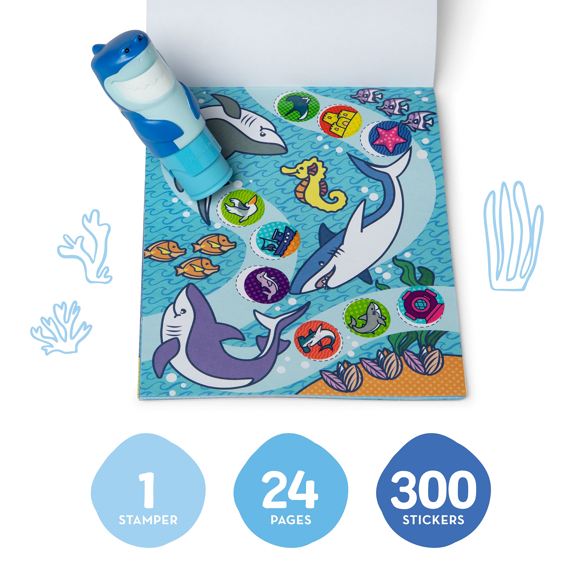 Sticker WOW!™ Activity Pad & Sticker Stamper - Shark - Image 7