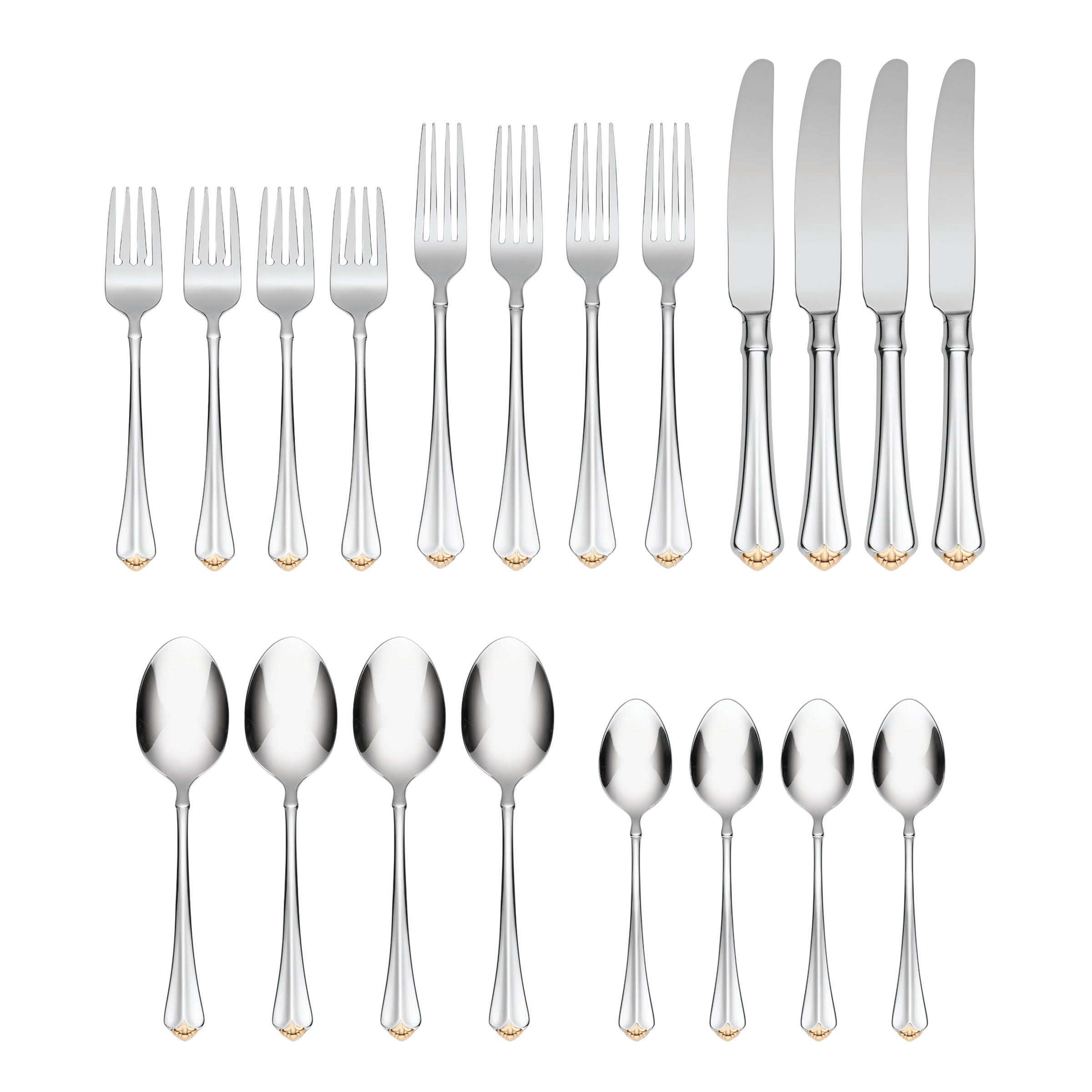 Golden Juilliard 20-Piece Flatware Set - Image 4