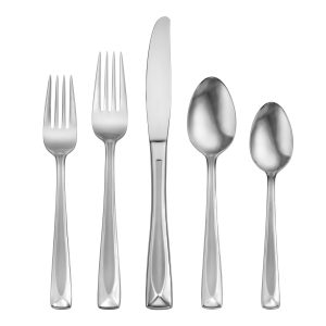 Lincoln Satin 45-Piece Flatware Set