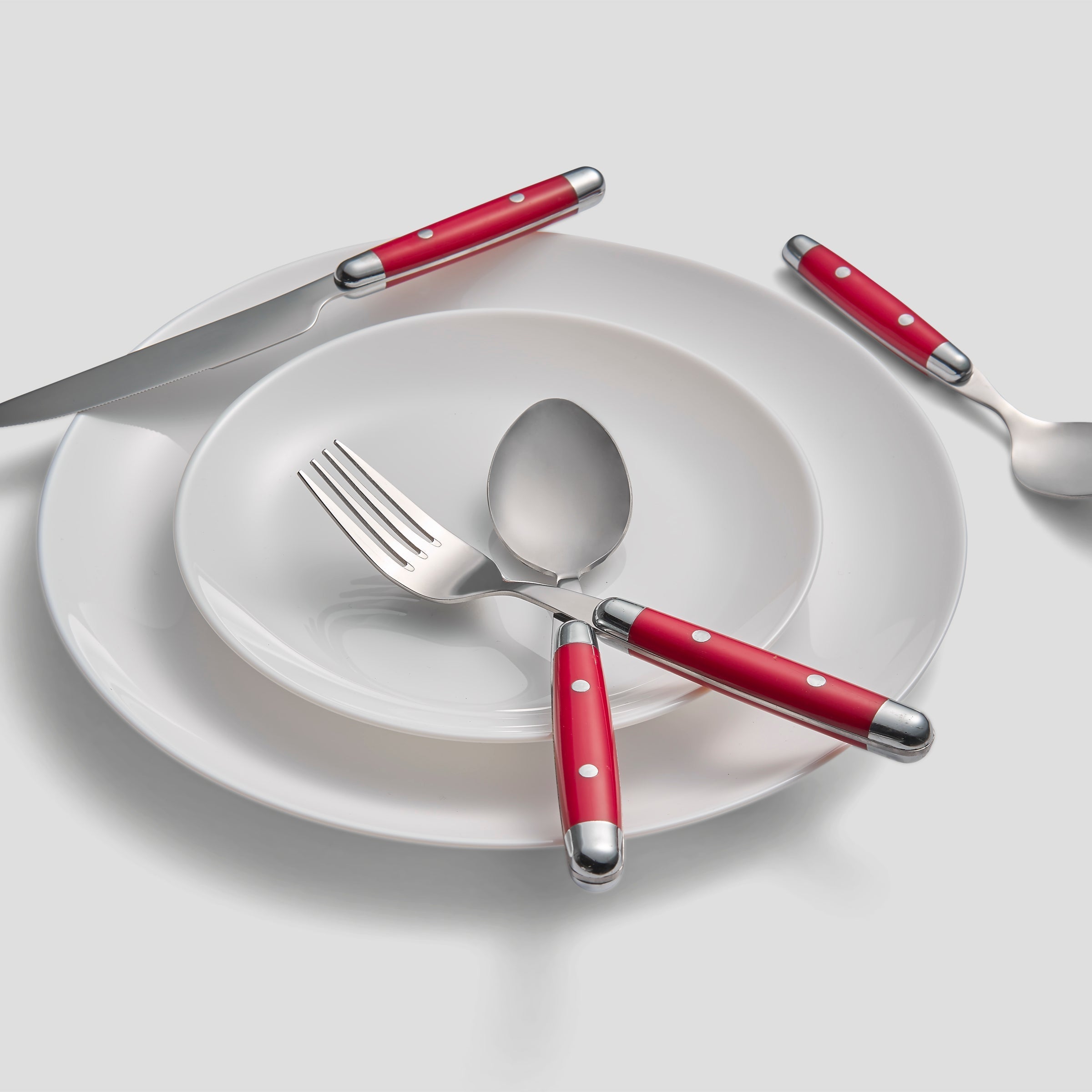 Jubilee Red 16-Piece Flatware Set - Image 2
