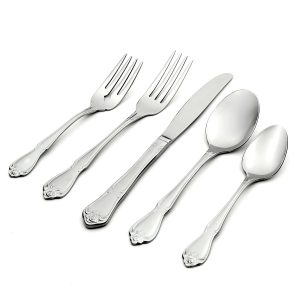 True Rose 45-Piece Flatware Set